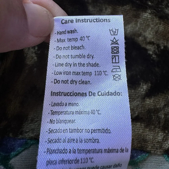 All About Her Women's Tunic Size Large Multicolor Patchwork Artsy Velvet Boho - Picture 10 of 10